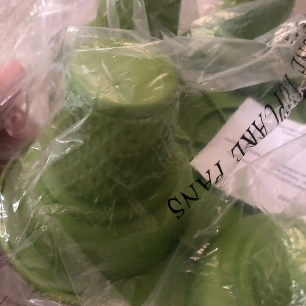 New Green Silicone Ice Cream Cone Cupcake Pan Pack of 3